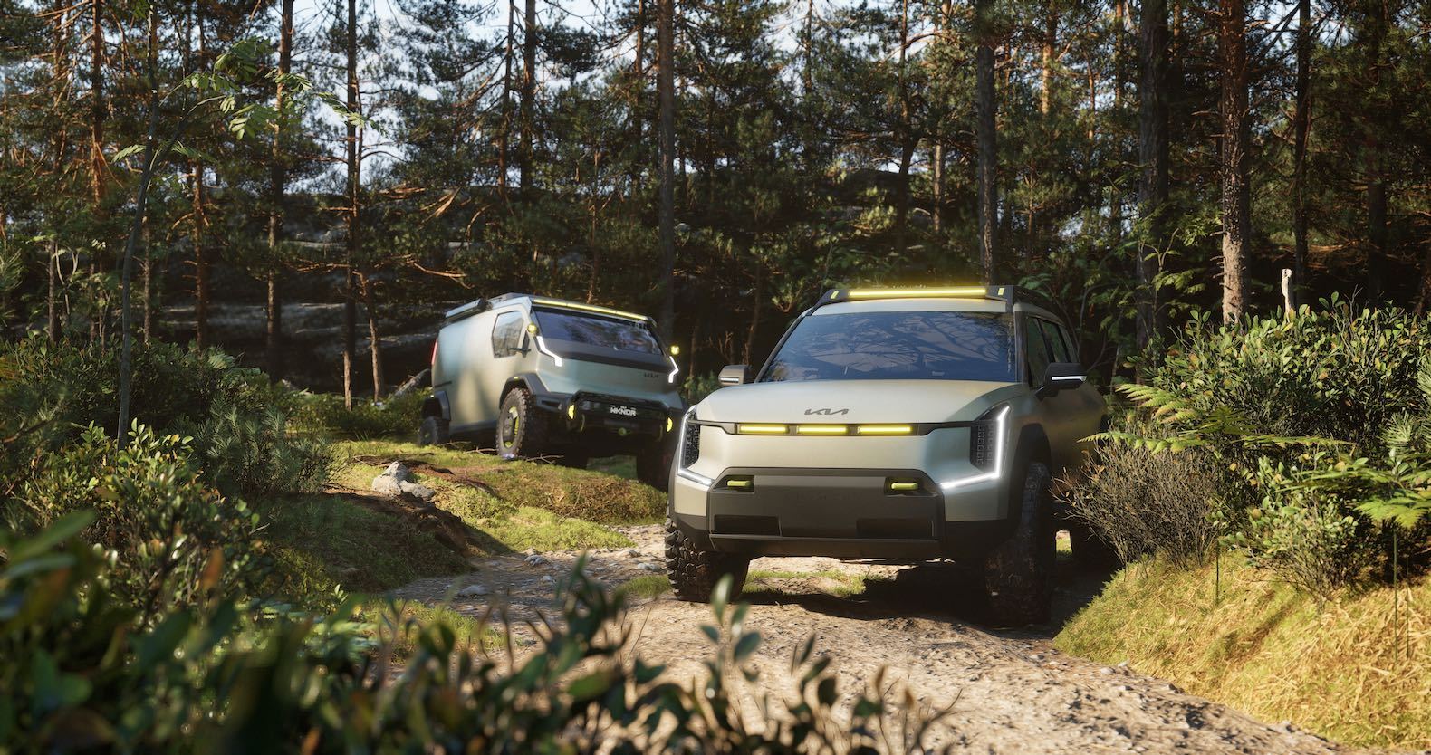 EV9 ADVNTR CONCEPT EV SUV & PV5 WKNDR CONCEPT EV VAN