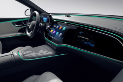 New Mercedes-Benz E-Class Interior Design (European model shown)