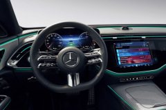 New Mercedes-Benz E-Class Interior Design (European model shown)