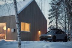 Volvo EX30 Cross Country with Swedish winter cabin
