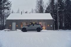 Volvo EX30 Cross Country with Swedish winter cabin