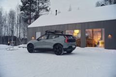 Volvo EX30 Cross Country with Swedish winter cabin