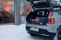 Volvo EX30 Cross Country with Swedish winter cabin