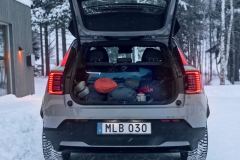 Volvo EX30 Cross Country with Swedish winter cabin