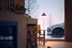 Volvo EX30 Cross Country with Swedish winter cabin