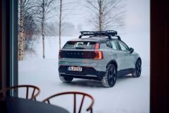 Volvo EX30 Cross Country with Swedish winter cabin