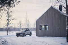 Volvo EX30 Cross Country with Swedish winter cabin