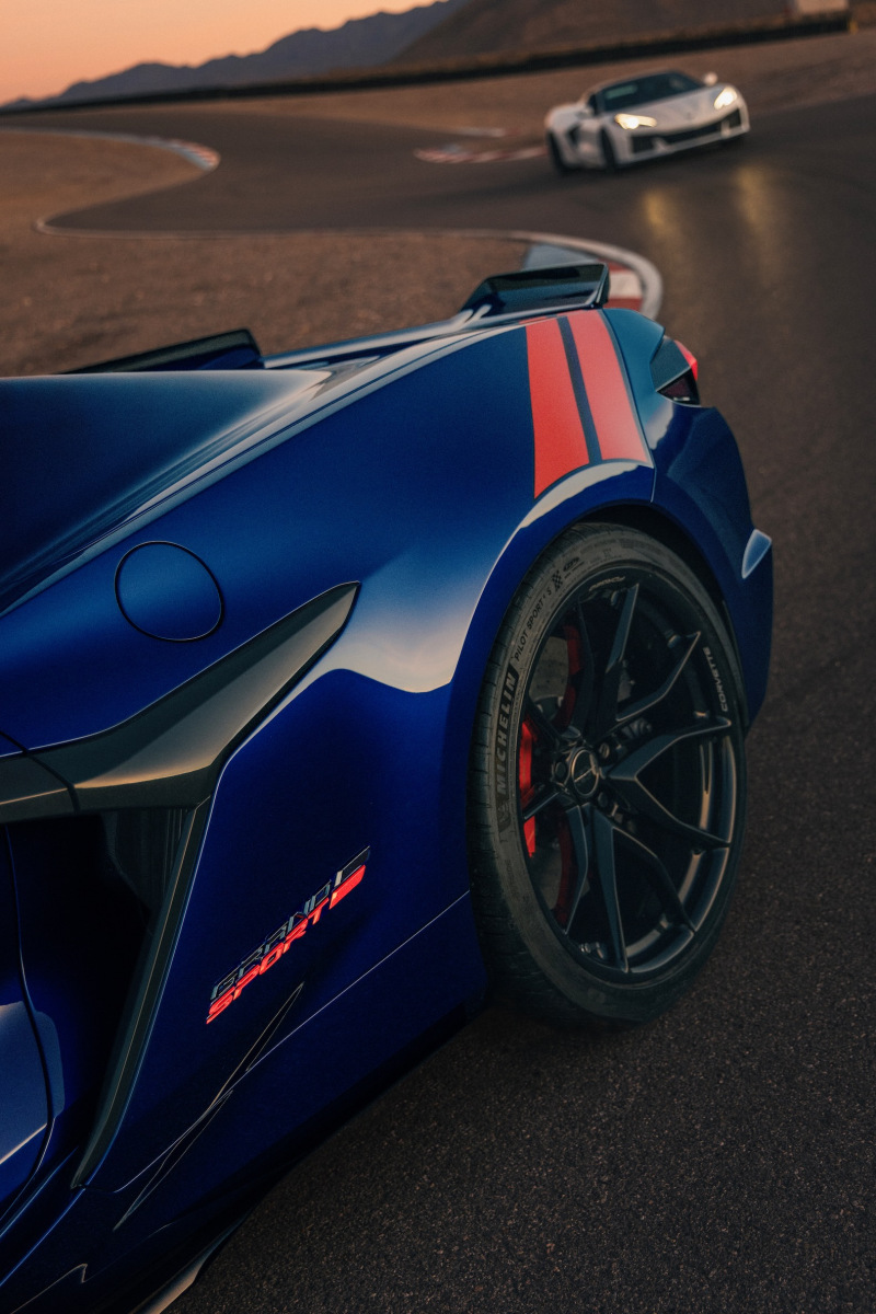 2027 Chevrolet Corvette Grand Sport badge - Verticle