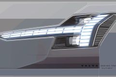 Volvo ES90 design sketches