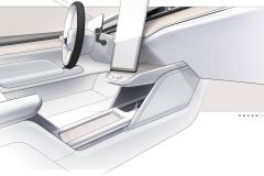 Volvo ES90 design sketches