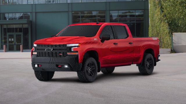 Chevy unveils a 2019 Silverado made entirely of Legos Lego Chevy Silverado