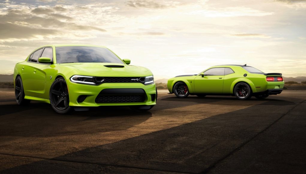 2019 Dodge Charger and Challenger in Sublime