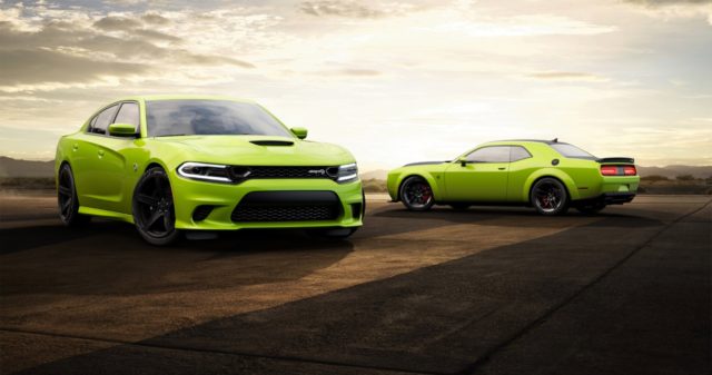 2019 Dodge Charger and Challenger in Sublime
