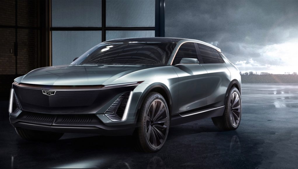 Cadillac electric crossover Teaser