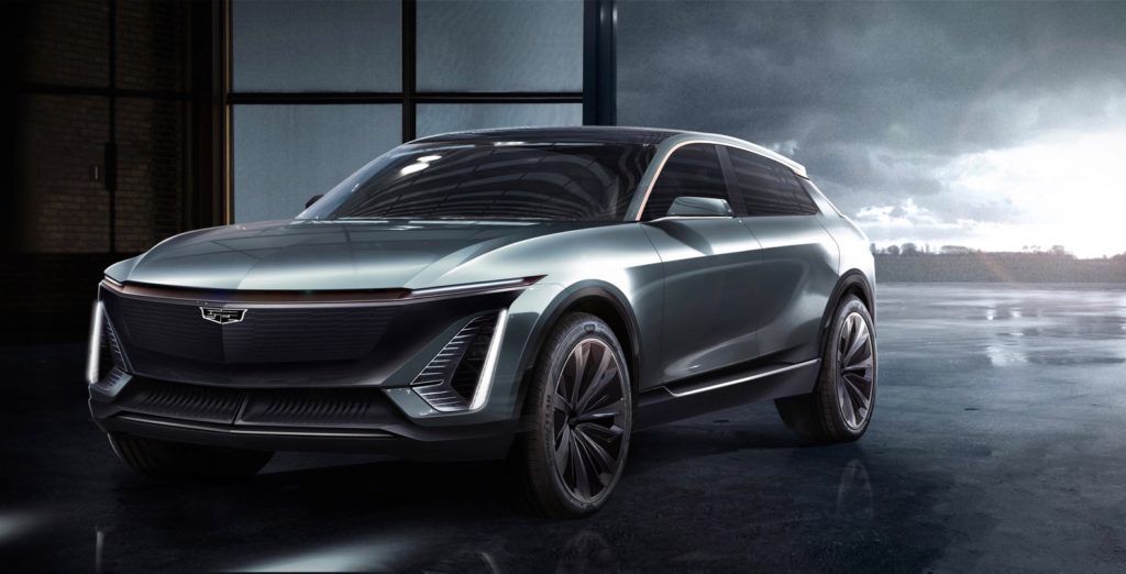 Cadillac electric crossover Teaser