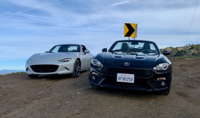 2019 Mazda MX-5 Miata vs 2018 Fiat 124 Spider Abarth: Battle of the Roadsters Mazda MX-5 Miata vs Fiat 124 Spider