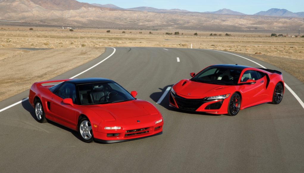 1991 acura nsx and 2019 acura nsx