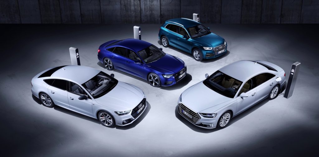 Audi Q5, A6, A7 and A8 plug-in hybrids