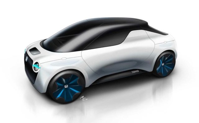Honda Tomo EV concept is cute mini electric truck Honda Tomo EV Concept