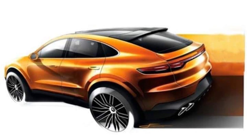 2020 Porsche Cayenne Coupe Sketch