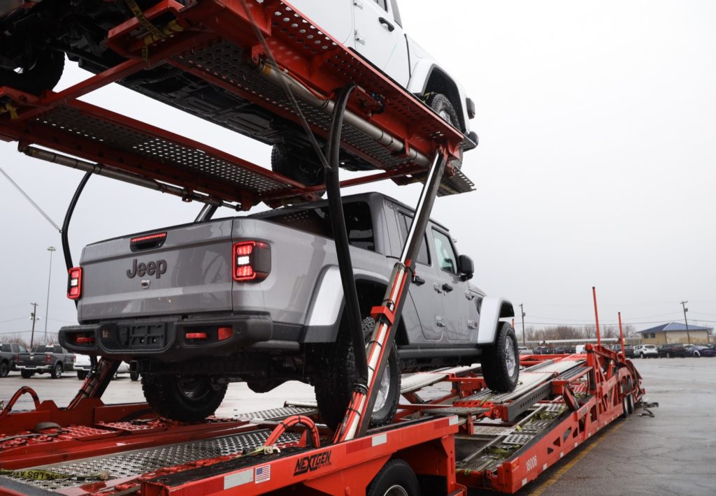 2020 Jeep Gladiator Shipment