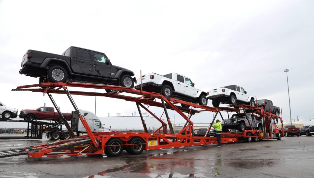 2020 Jeep Gladiator Shipment