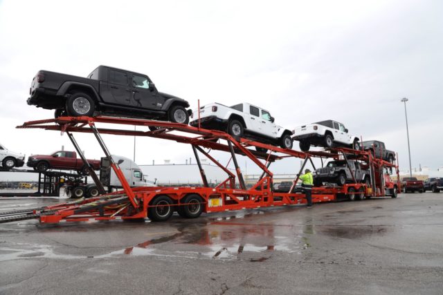 2020 Jeep Gladiator Shipment
