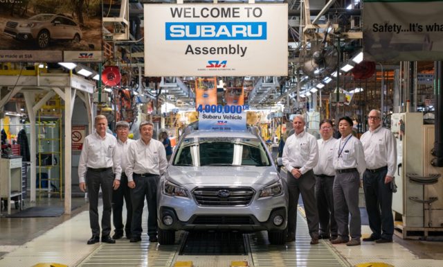 Subaru 4 Millionth Vehicle
