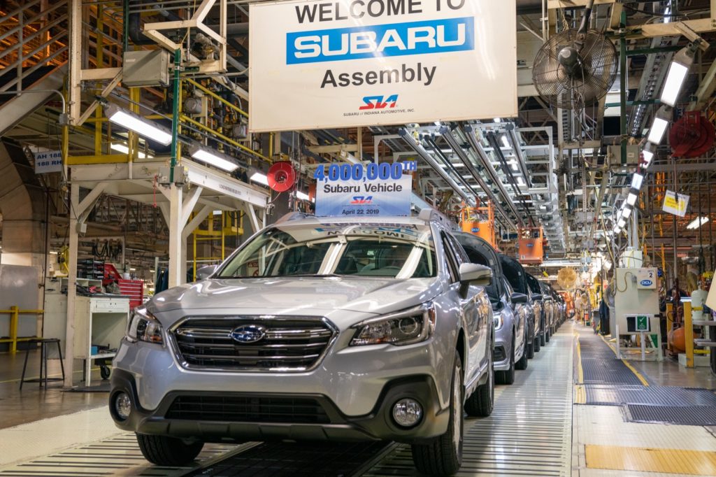 Subaru 4 Millionth Vehicle