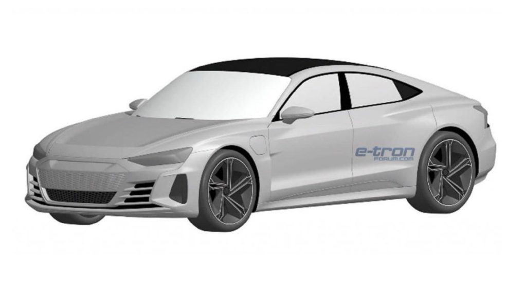 audi e-tron gt leak