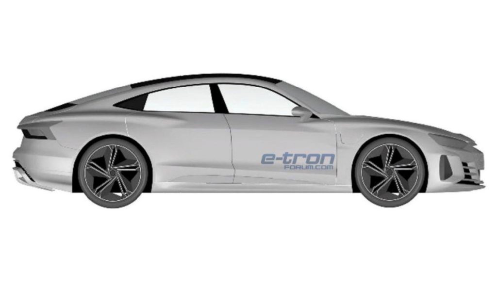 audi e-tron gt leak