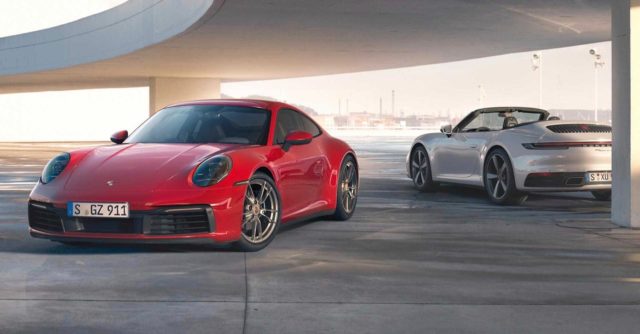 2020 Porsche 911 Carrera 4 coupe and cabriolet debut in Frankfurt 2020 Porsche 911 Carrera 4