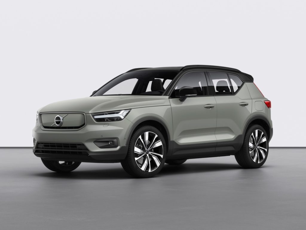 Volvo XC40 Recharge P8 AWD in Sage Green