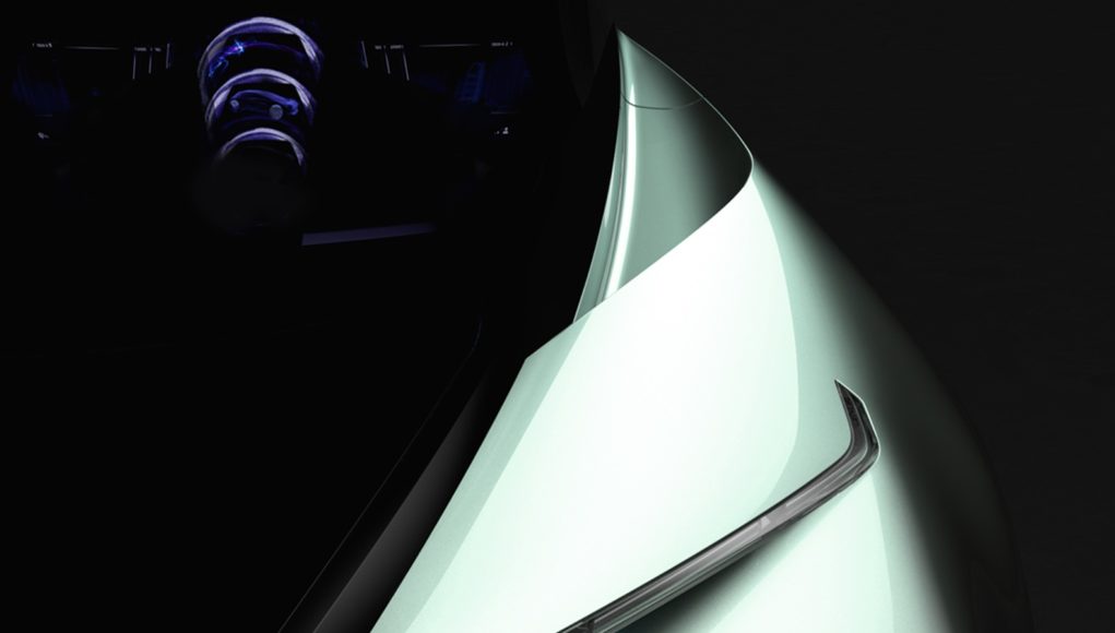 Lexus electric concept car teaser