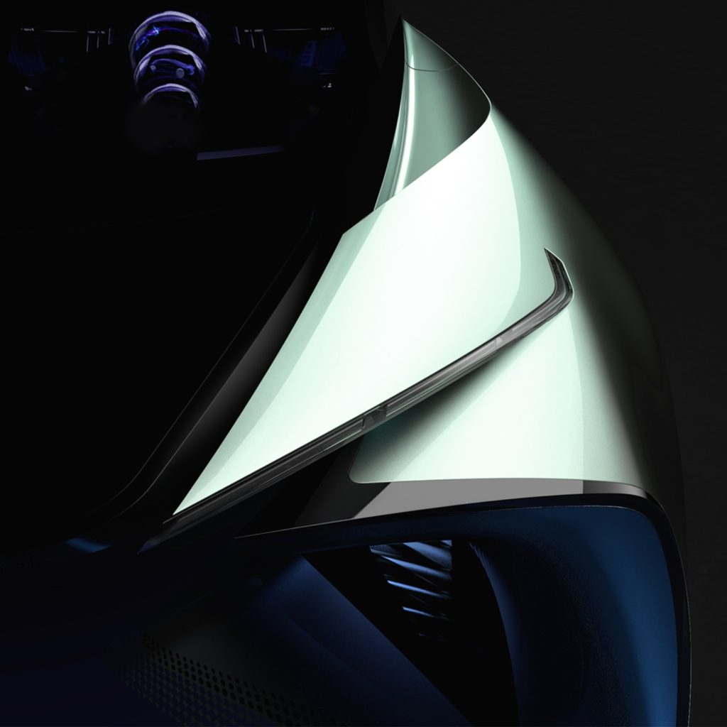 Lexus electric concept car teaser