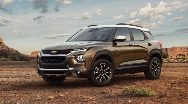 2021 Chevy Trailblazer rated up to 33 mpg