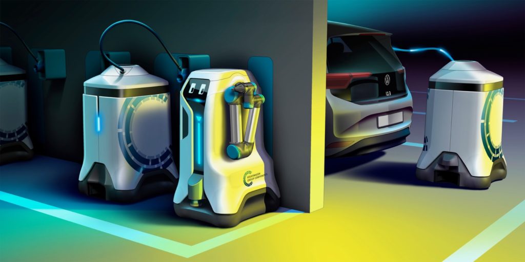 VW mobile charging robot