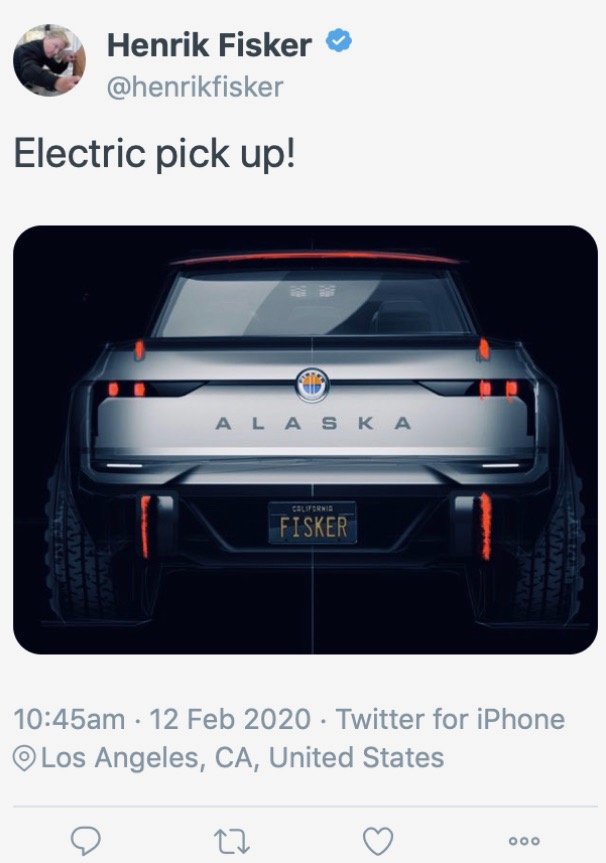 Fisker Alaska Twitter Leak