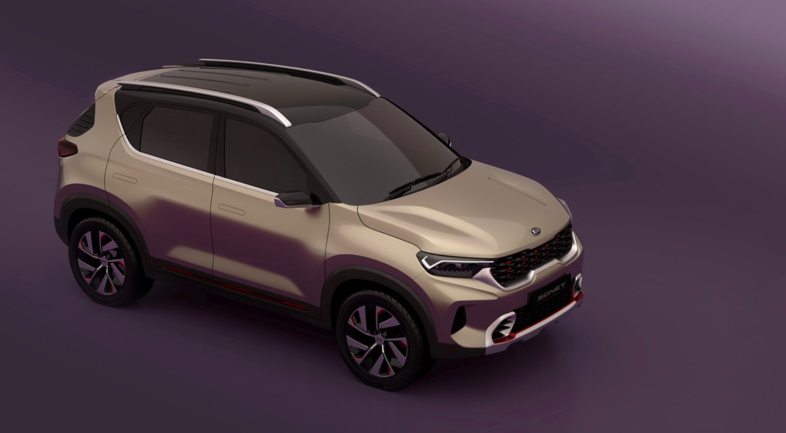 Kia Sonet concept debuts in India, previews global compact crossover