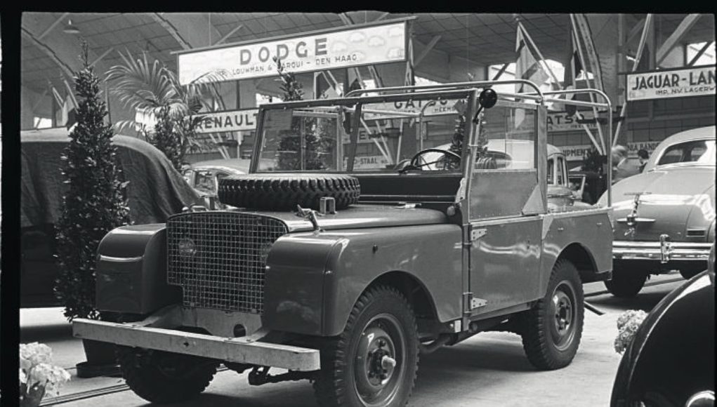 Land Rover at the 1948 Amsterdam Motor Show