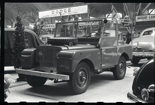 Land Rover celebrates its 72nd Birthday Land Rover at the 1948 Amsterdam Motor Show