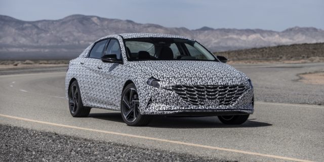 2021 Hyundai Elantra N Line teased 2021 Hyundai Elantra N Line