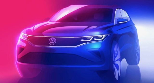 2021 Volkswagen Tiguan teased 2021 Volkswagen Tiguan Teaser