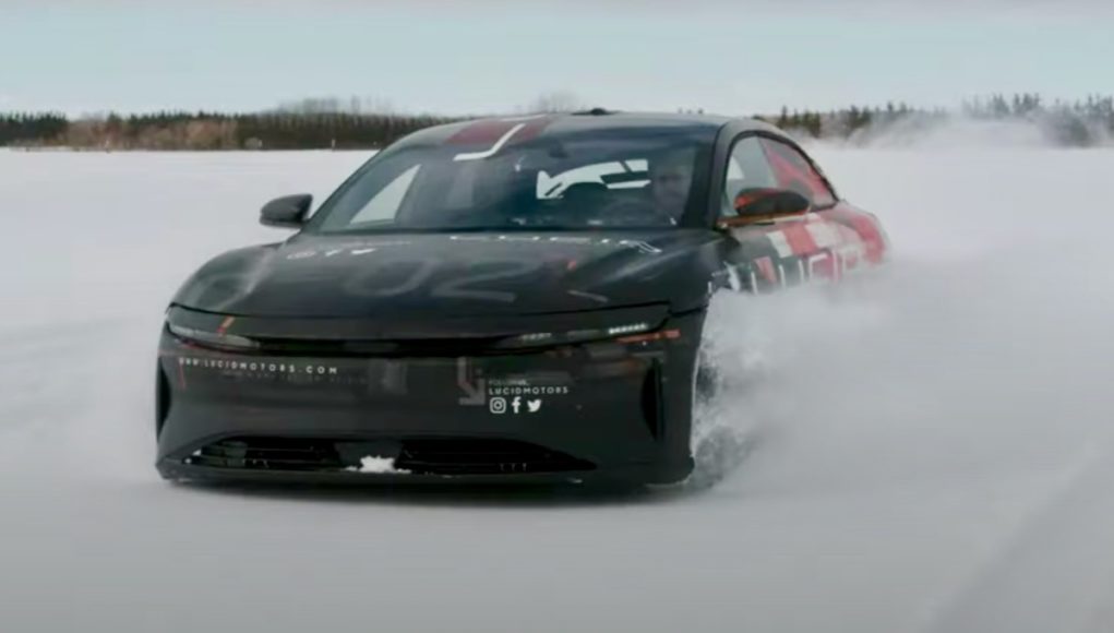 Lucid Air Winter Testing