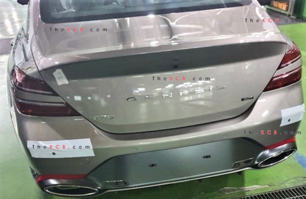 2022 Genesis G70 Leak