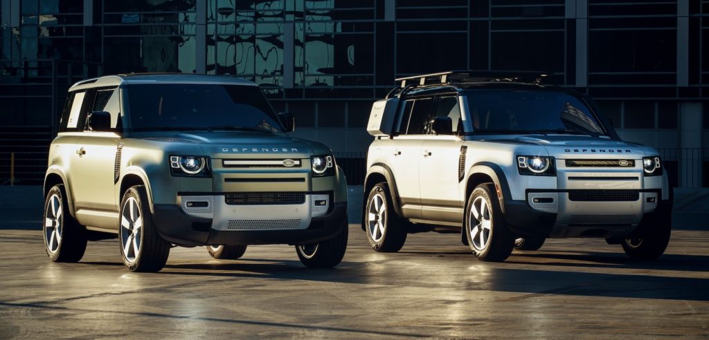 2020 Land Rover Defender 90 and 110