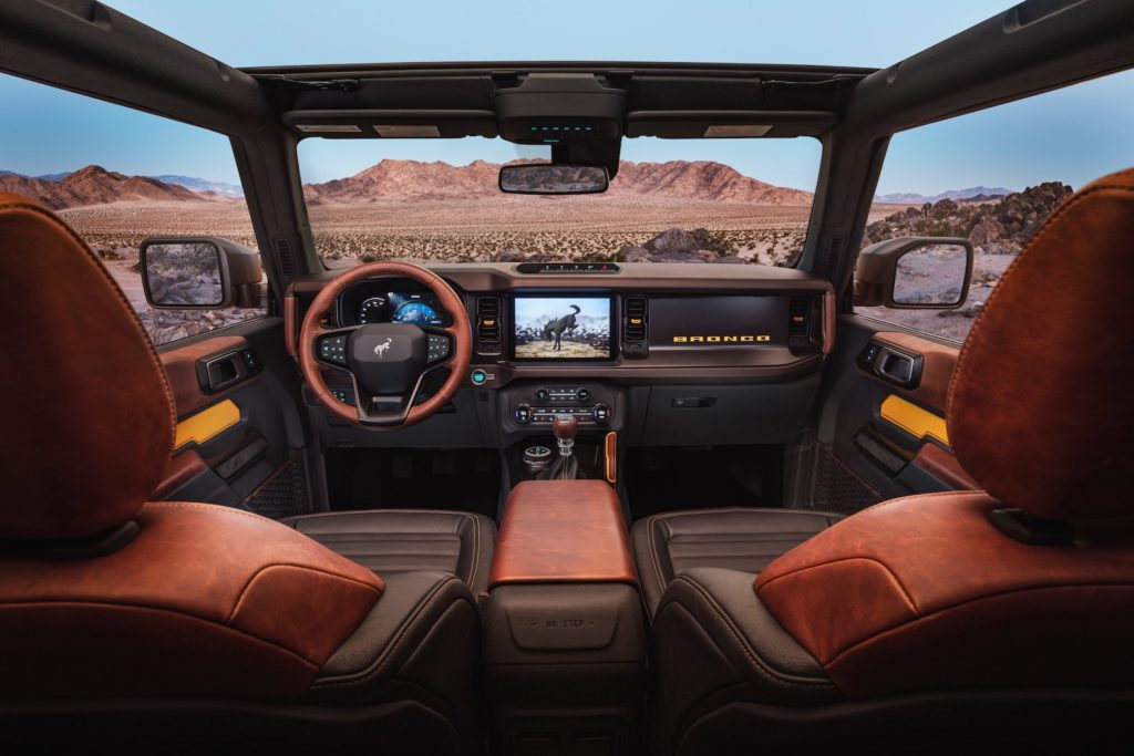 2021 Bronco Interior