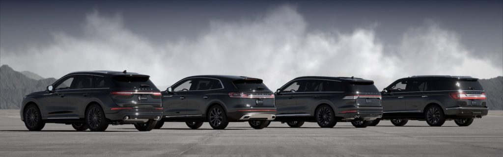 Lincoln Monochromatic SUV lineup