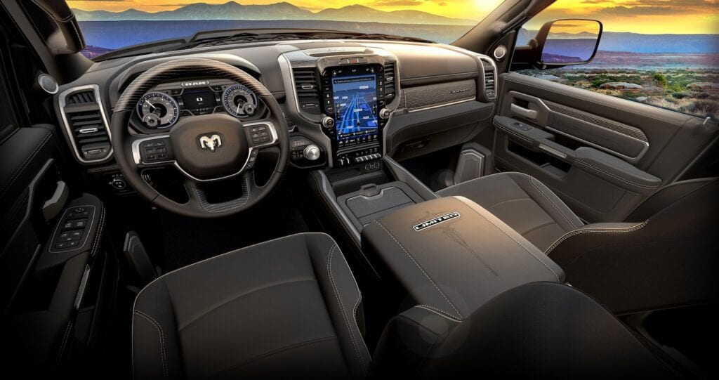 2021 Ram Heavy Duty Limited Night interior