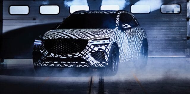 Genesis GV70 SUV teased Genesis GV70